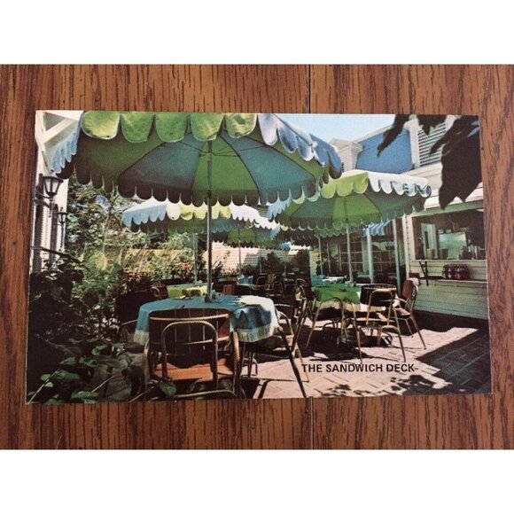 Vintage Postcard The Sandwich Deck Cafe Key West FL‎ Unused 124 Duval St Florida - Picture 1 of 10
